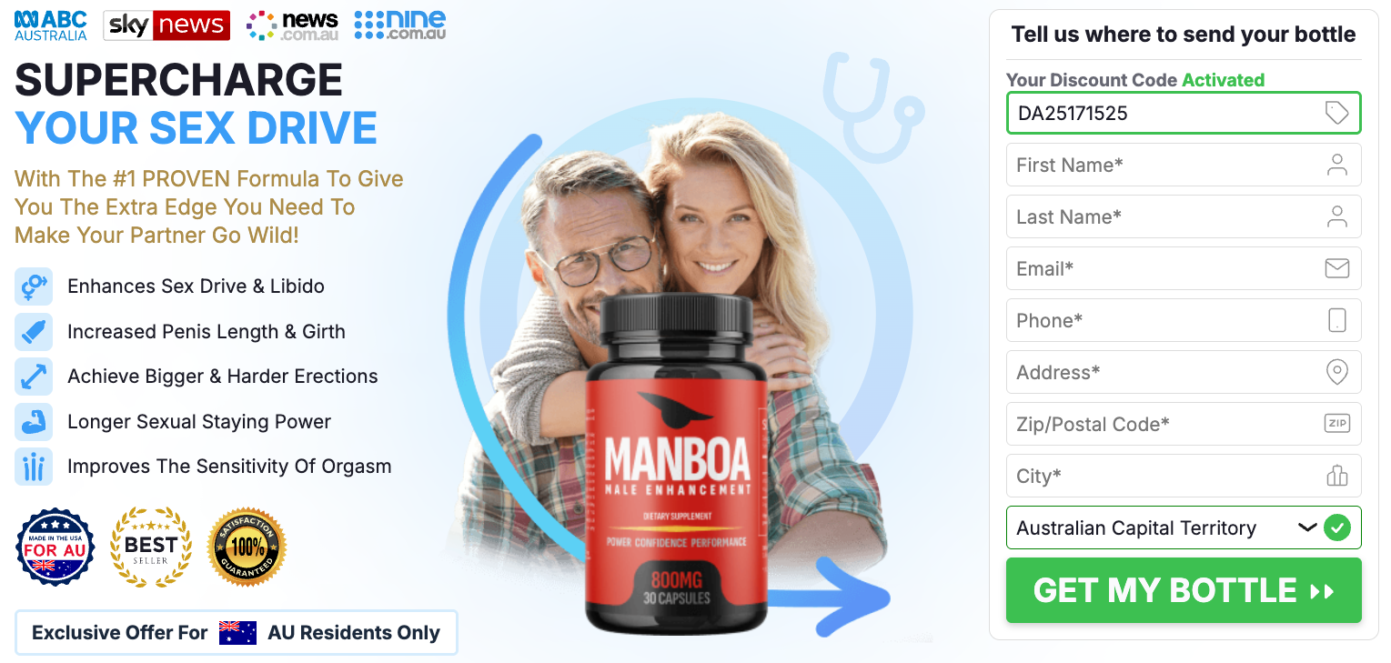 Manboa Male Enhancement Capsules AU, NZ 2025